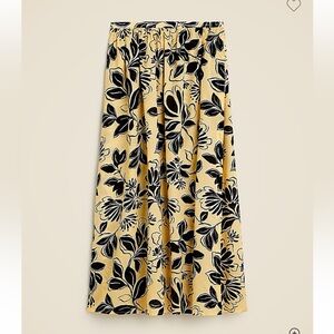 J Crew Cotton voile beach skirt in sunny floral size small